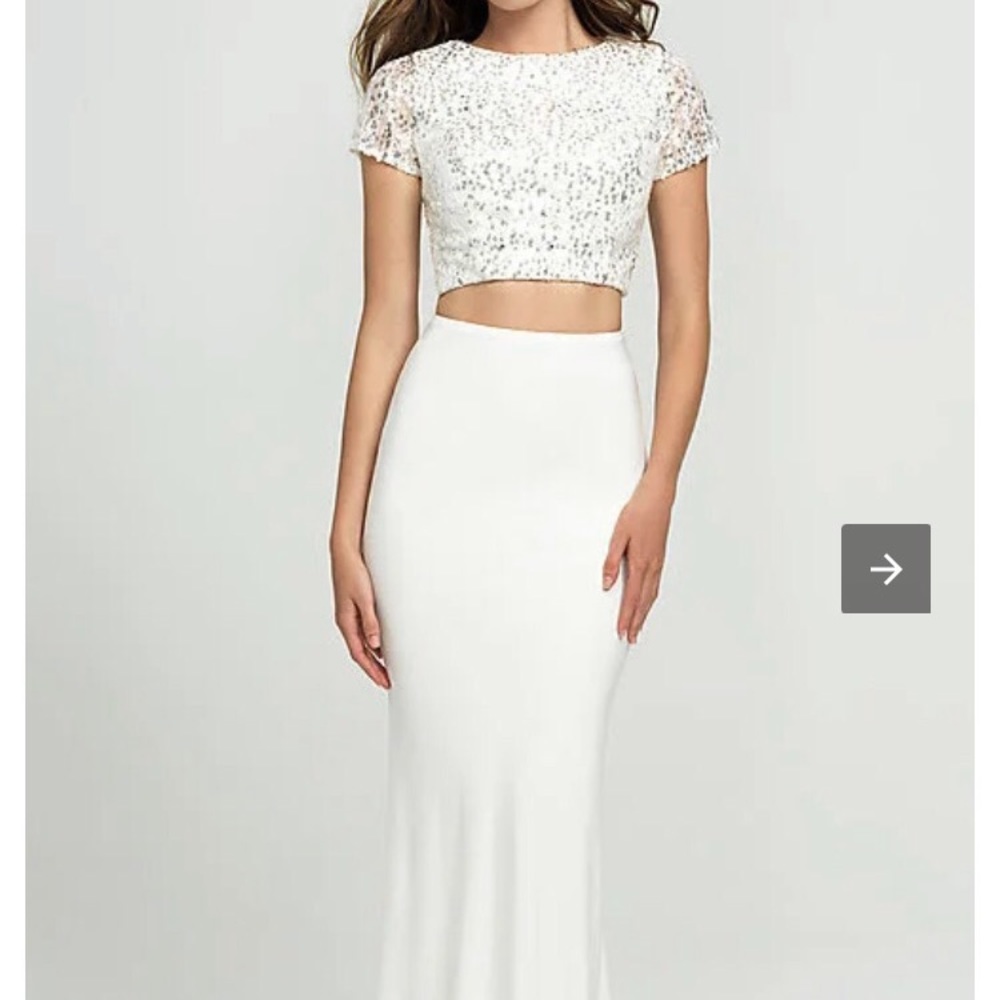 Prom dress and two piece prom dress